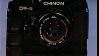 Chinon CE4 TV Commercial Shutan Camera 1981 [upl. by Menashem]