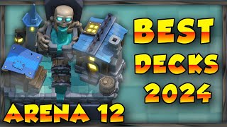 Best Arena 12 Decks Spooky Town Decks in Clash Royale  Best Clash Royale Arena 12 DECKS 2024 [upl. by Groveman]