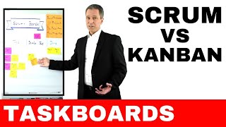 SCRUM vs KANBAN  AGILE PROJEKTMANAGEMENT METHODEN im Vergleich [upl. by Leinehtan]