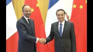 China France Vow to Uphold Multilateral Trading System [upl. by Aliak]