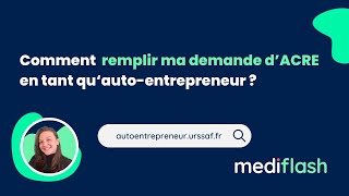 Comment remplir ma demande dACRE en tant quautoentrepreneur [upl. by Eneleuqcaj169]