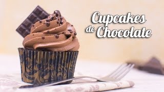 Cupcakes de Chocolate  Quiero Cupcakes [upl. by Aimik]