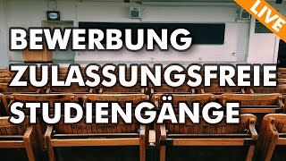 Bewerbung zulassungsfreie Studiengänge quotNicht verzagen Peter fragenquot [upl. by Erfert]