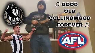 Collingwood Magpies Club Song  Guitar Cover [upl. by Goody]