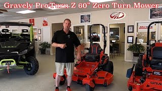 2024 Gravely PRO TURN Z 60 Kawasaki FS730V 991285 Zero Turn Commercial Lawn Mower [upl. by Domella]