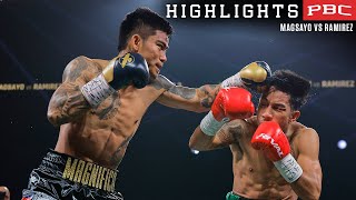 Magsayo vs Ramirez HIGHLIGHTS June 15 2024  PBC on Prime Video [upl. by Nazarius]