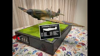 First start up of the Hachette Spitfire Mk 1a with modified base [upl. by Melvin145]