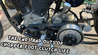 Harley Foot Clutch setups [upl. by Airual]