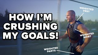 Hills Weighted Pants and Mindset How Im Crushing My Goals [upl. by Hedges]