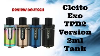 Aspire Cleito Exo TPD2 Version Review deutsch [upl. by Adriena858]