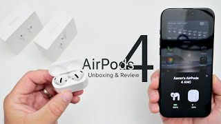 AirPods 4 with ANC Unboxing and Review [upl. by Dnaltroc]