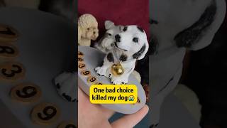 I lost my dog forever after a movedog shipment clay pet plasterart Figure handmade artist [upl. by Annaig]