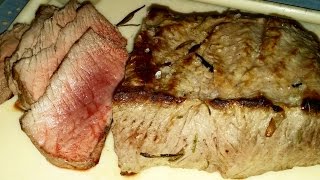 Tagliata di manzo cottura con Pepegrill  il grill elettrico da appartamento [upl. by Kreegar]