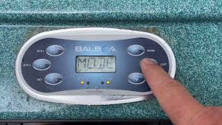 Unlock my Spa How to lock and Unlock Spa temperature keypad Balboa TP600 [upl. by Wichern193]