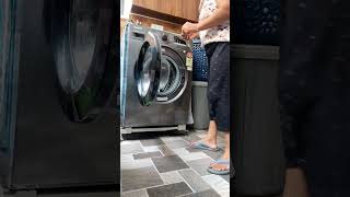 Front load monthly cleaning।। Washing machine cleaning। shortsyoutube tips how howto [upl. by Hisbe504]