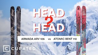 2023 Armada ARV 106 vs Atomic Bent 110  Head 2 Head  Curated [upl. by Yaja434]