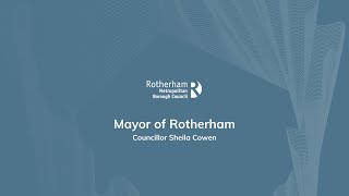 Mayor of Rotherham 202425 Councillor Sheila Cowen [upl. by Aikkin]