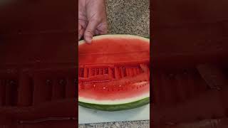 Demonstrating a watermelon cutter from TEMU [upl. by Nilyak]