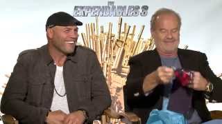 Actor Kelsey Grammer amp MMA fighter Randy Couture describe their quotExpendables 3quot roles [upl. by Zumwalt]