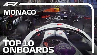 Ocon amp Gaslys Dramatic Collision And The Top 10 Onboards  2024 Monaco Grand Prix  Qatar Airways [upl. by Arela]