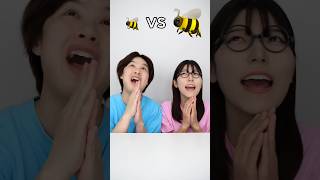 Small Bee VS Big Bee 😲🐝 shorts ytshots youtubeshorts shortsfeed viralshorts itsmahtab [upl. by Roxy]