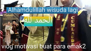 AlHAMDULILLAH WISUDA LAGI DAPET NILAI CUMLAUDE [upl. by Furey166]