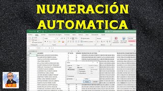 Como hacer una Lista de Números Consecutivos en Excel de forma Automática [upl. by Jeanelle]