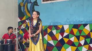 Charkha mera rangla Punjabi Folk Song CCA Activity by Bhavika Bhrigu Class VI KV Sainj KULLU [upl. by Teirtza]