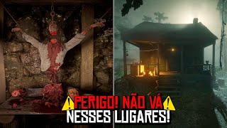 5 LUGARES ASSUSTADORES QUE VOCÊ NÃO DEVE IR  Red Dead Redemption 2 [upl. by Judson]