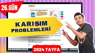 KARIŞIM PROBLEMLERİ  26 GÜN 40GündeTYTmatematikkampı [upl. by Veats]