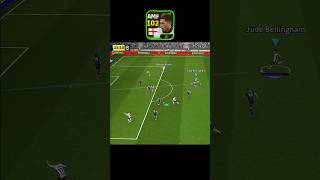 Unbelievable Bellingham 102 🔥☠️ efootball pes efootball2024 efootball2025 pesmobile shorts [upl. by Hazard]