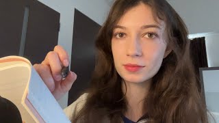 ASMR measuring you for a sculpture lots of writing sounds [upl. by Lardner]