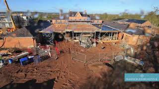 Studley Castle new hotel build  Progress February 2018  CAM 3 [upl. by Laucsap]