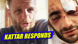 Calvin Kattar REACTS 😡 to Giga Chikadze saying hed beat him 9 out of 10 times [upl. by Riamu856]