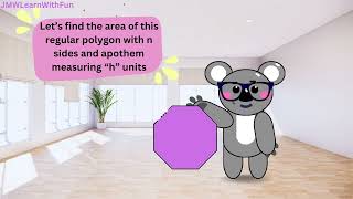 Area of a polygon when only apothem is given [upl. by Dnallor7]