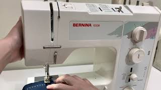 Bernina 1008 sewing machine demonstration [upl. by Naerad]