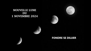 NOUVELLE LUNE DU 1 NOVEMBRE 2024  FONDRE ET SE DILUER [upl. by Colby837]