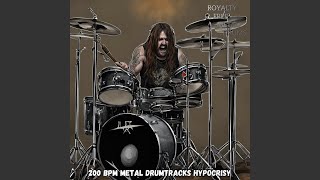 200 Bpm Metal Drumtracks Hypocrisy Two [upl. by Luoar]