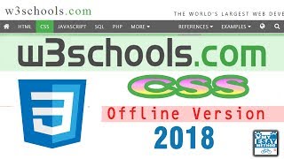 W3Schools  CSS Tutorials Offline Version FREE  2018 [upl. by Neiviv]