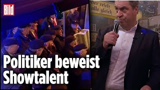 Inas Nacht So klingt Markus Söder wenn er singt [upl. by Arodoet]