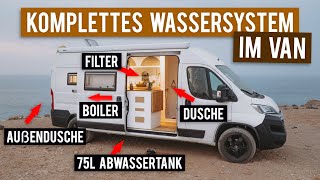 Fließend Wasser im VAN ∙ Schritt für Schritt Anleitung ∙ DIY Campervan Selbstausbau 25 [upl. by Obola]