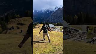 Fun in Swiss switzerland indiatolondon roadtrip youtubeshorts viralvideo [upl. by Townie390]