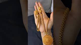 Gold chain with Locket सुनको सिक्री Mr Jewellery shorts chain [upl. by Ardnassak652]