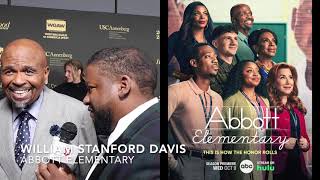 ABBOTT ELEMENTARY star William Stanford Davis on cast chemistry amp success of the hit show ABC [upl. by Ilenna]