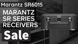 LOW BUDGET Marantz SR6015 92ch 8K Av Receiver 3D Audio HEOS and Voice Control [upl. by Susette932]