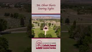 Aerial View of Mount Olivet Catholic Cemetery established in 1892 shorts [upl. by Ezana]