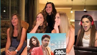 Harrdy Sandhu  Bijlee Bijlee song reaction foreigners react to indian songs Bollywood reaction [upl. by Ytinirt]