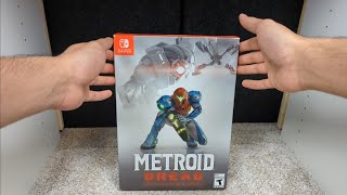 Metroid Dread Special Edition Switch CIB 2024 ASMR [upl. by Elleinod]