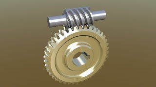 CAD Worm Gear Coroa MicroStation Mecanica  English subtitle [upl. by Frederigo]