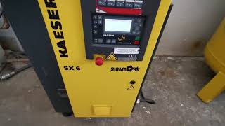 Kaeser SX 6 screw compressor [upl. by Grega]